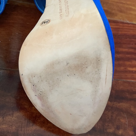 Chinese Laundry Blue Suede ‘Haughty’ Heels size 9 - Picture 10 of 12